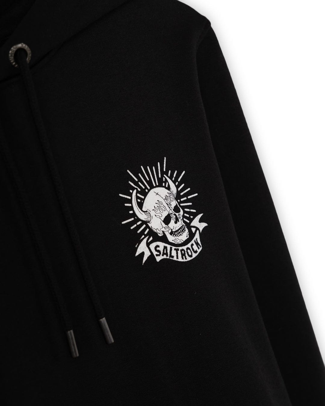 Corpetto Men’s Black Watercolor Popover Hoodie - Image 6