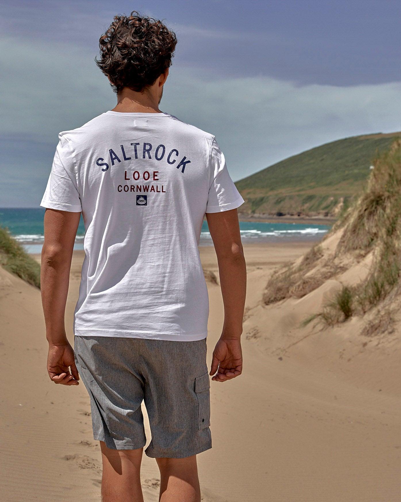 Corpetto Men’s White Looe Graphic T-Shirt - Image 4