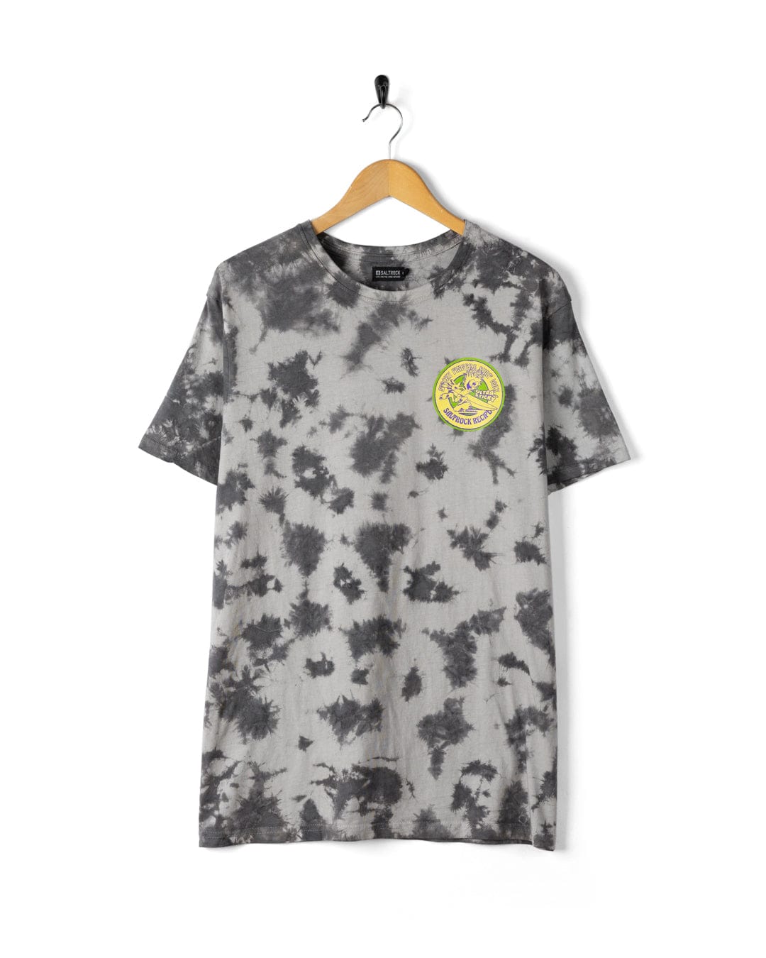 Corpetto Men’s Grey Graphic Cotton T-Shirt