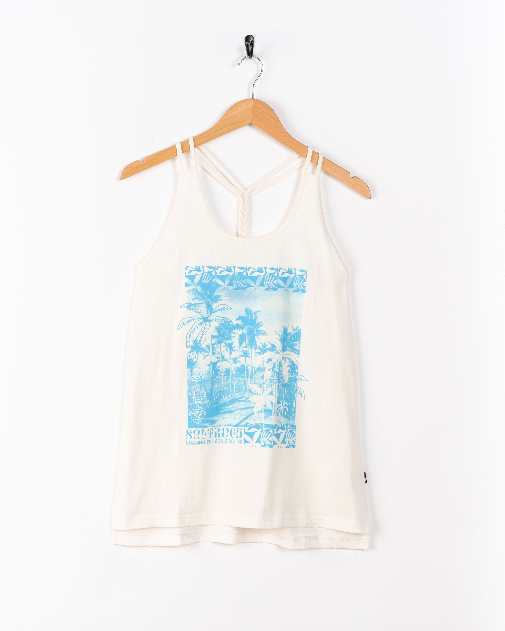 Corpetto Women’s White Plaited Back Vest - Image 3